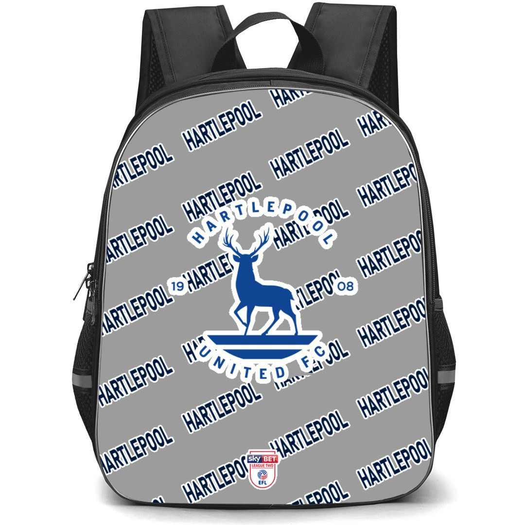 Hartlepool United FC Backpack StudentPack - Hartlepool Football Club Medley Monogram Wordmark