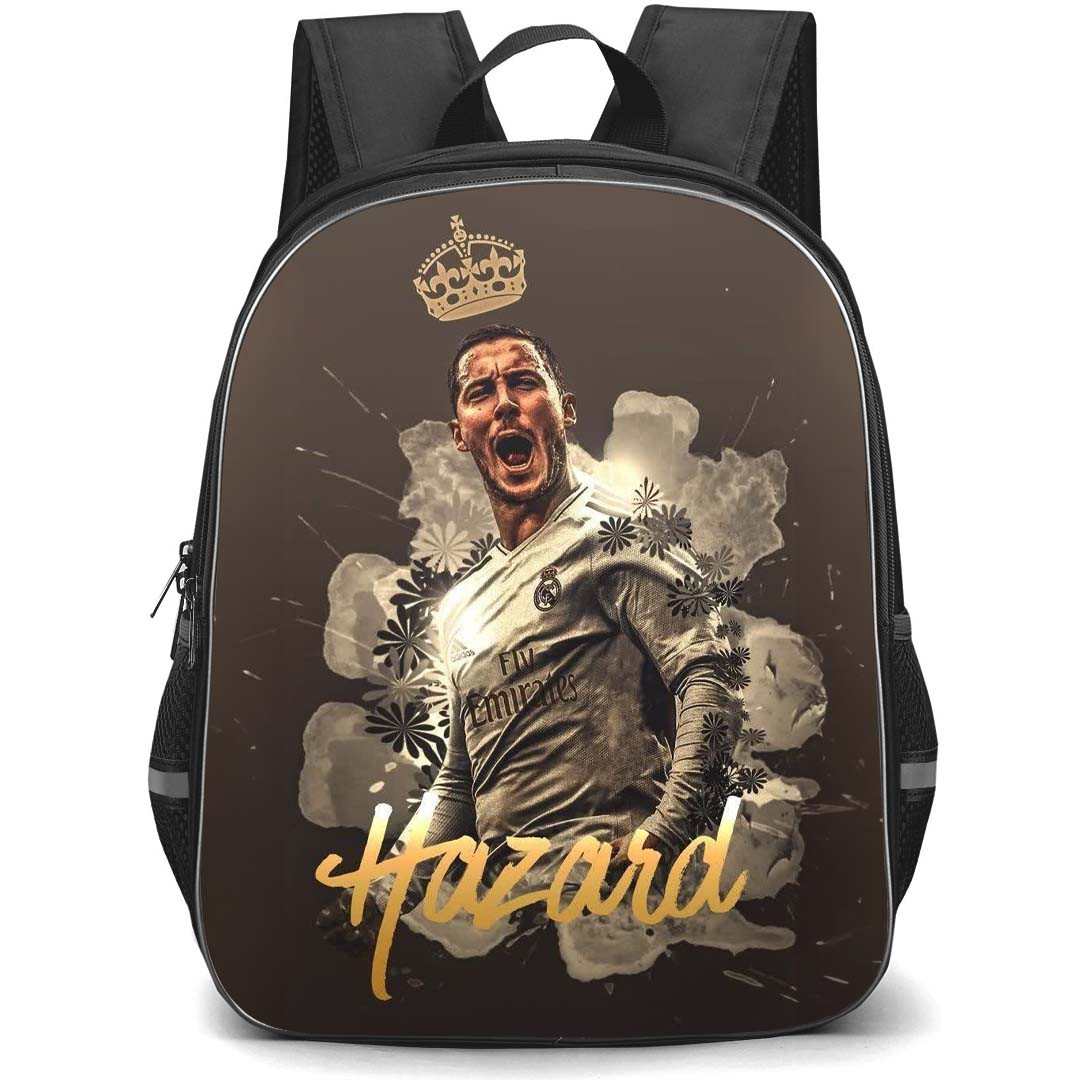 Eden Hazard Backpack StudentPack - Eden Hazard Real Madrid CF The King Art Poster