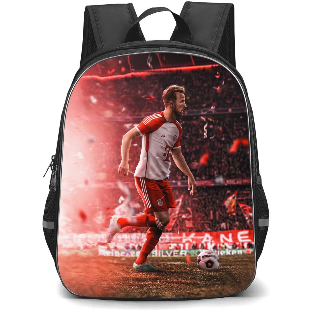 Harry Kane Backpack StudentPack - Harry Kane FC Bayern Munich Dribbling 3D Poster