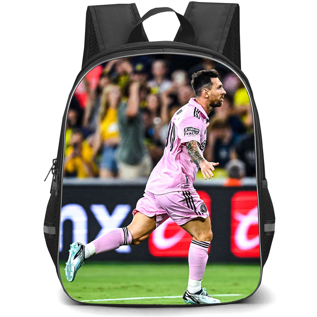 Inter Miami CF Lionel Messi Backpack StudentPack - Lionel Messi Running
