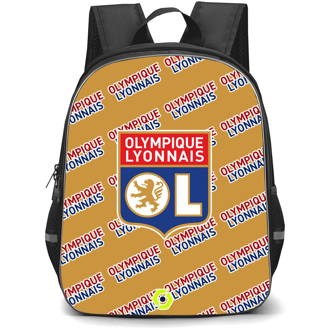 Olympique Lyonnais Football Club Backpack StudentPack - Lyonnais Football Club Medley Monogram Wordmark