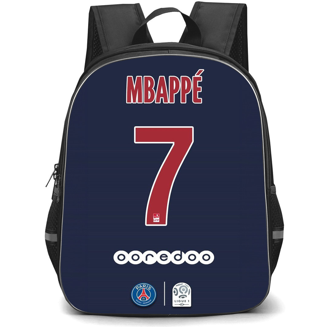 Kylian Mbappe Backpack StudentPack - Kylian Mbappe Paris Saint-Germain No. 7 Jersey