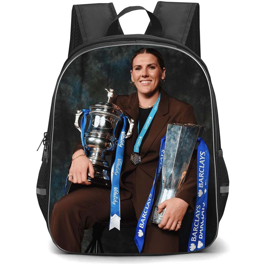 Millie Bright Backpack StudentPack - Millie Bright Holding Barclays Premier League Champions Trophy