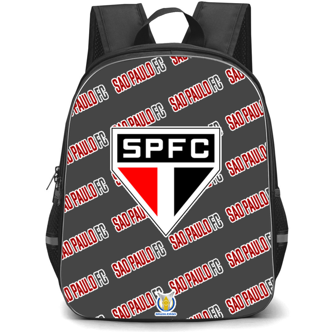 Sao Paulo FC Backpack StudentPack - Sao Paulo FC Football Club Medley Monogram Wordmark