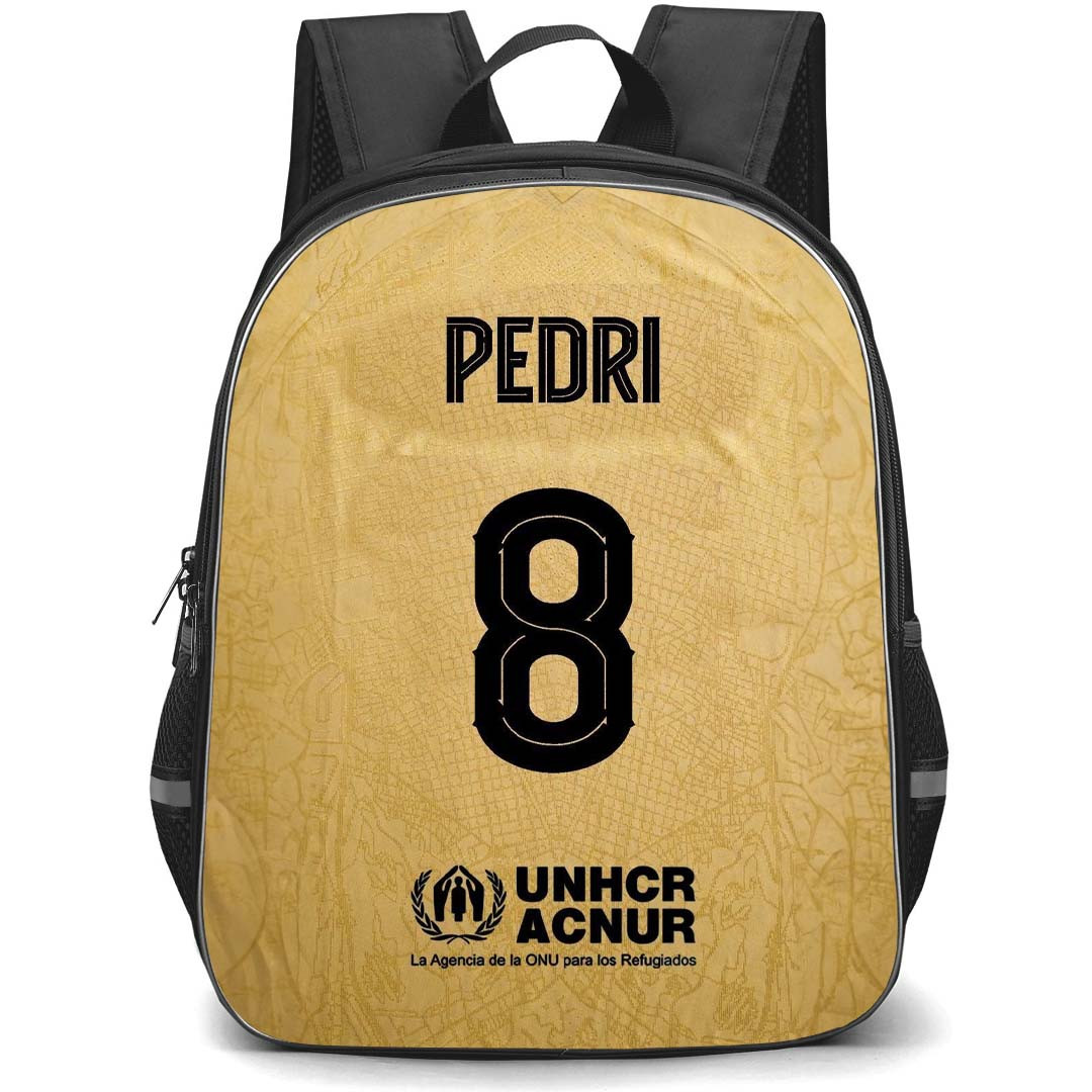 Pedri Backpack StudentPack - Pedri FC Barcelona No. 8 Jersey