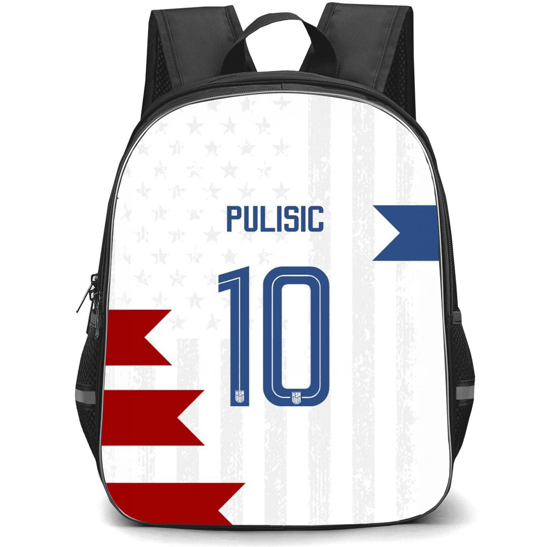 Christian Pulisic Backpack StudentPack - Christian Pulisic United States National Football Team No. 10 Jersey