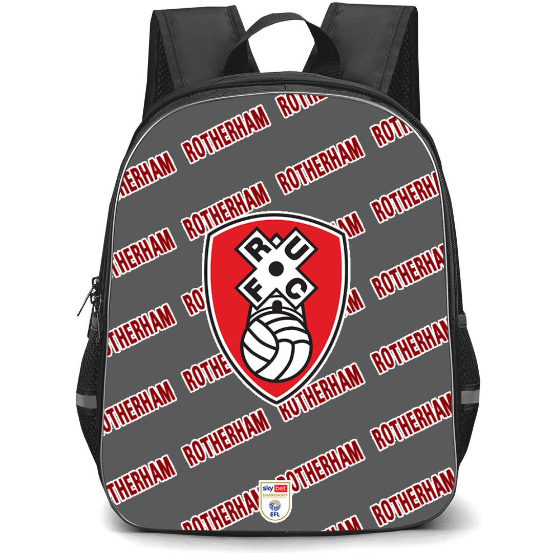 Rotherham United FC Backpack StudentPack - Rotherham Football Club Medley Monogram Wordmark