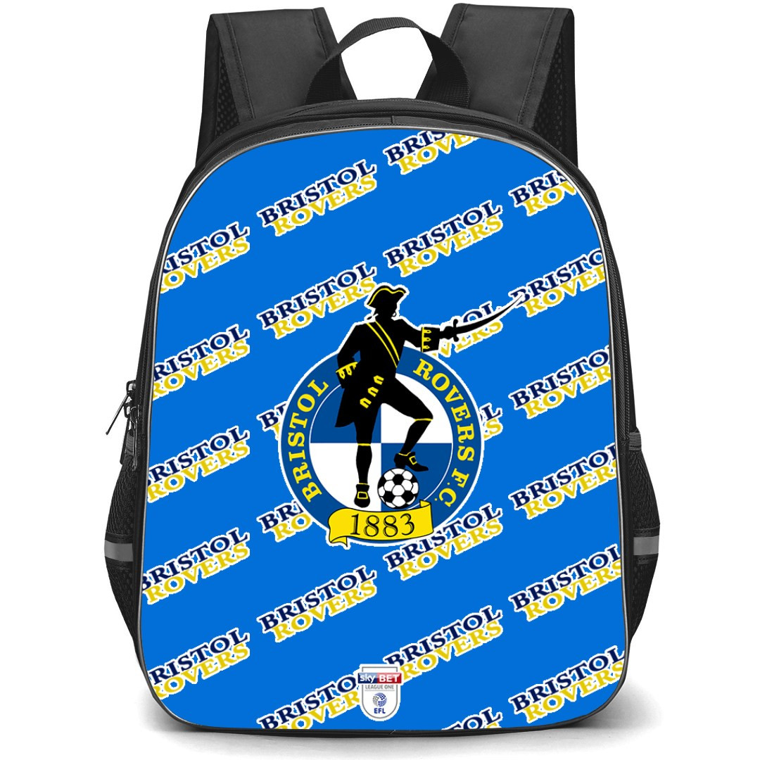 Bristol Rovers FC Backpack StudentPack - Rovers Football Club Medley Monogram Wordmark