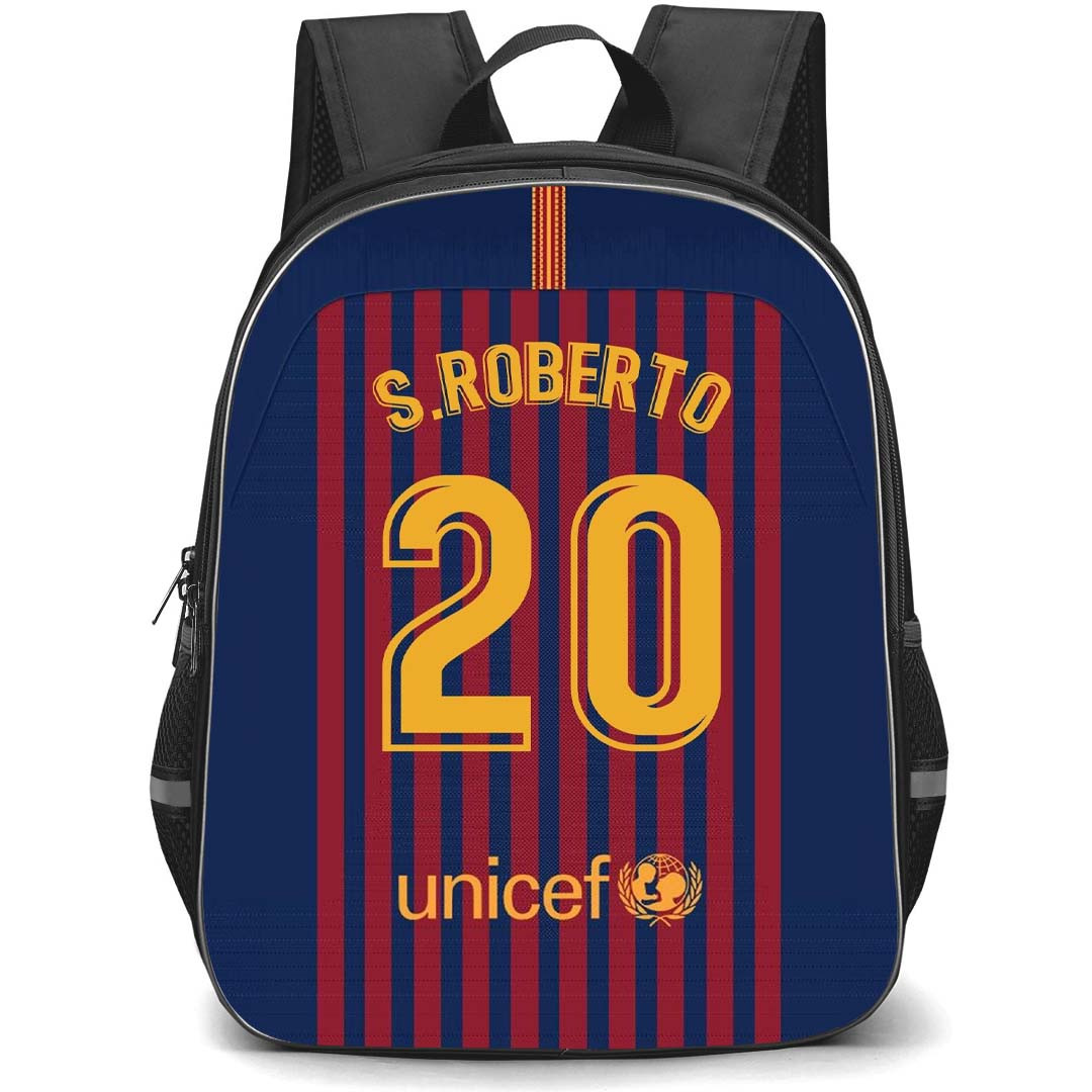 Sergi Roberto Backpack StudentPack - Sergi Roberto FC Barcelona No. 20 Jersey