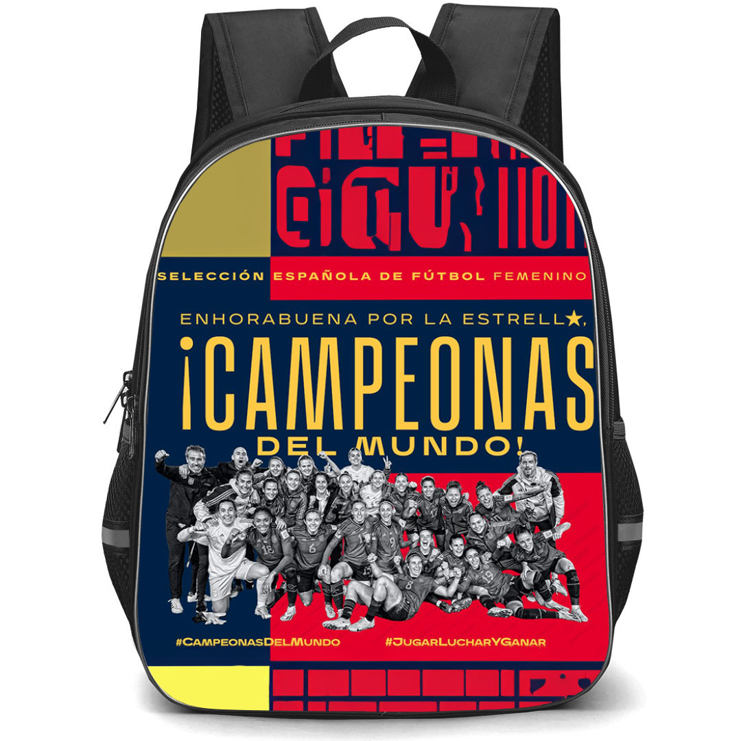 Spain Women National Team World Cup Backpack StudentPack - Winning Poster