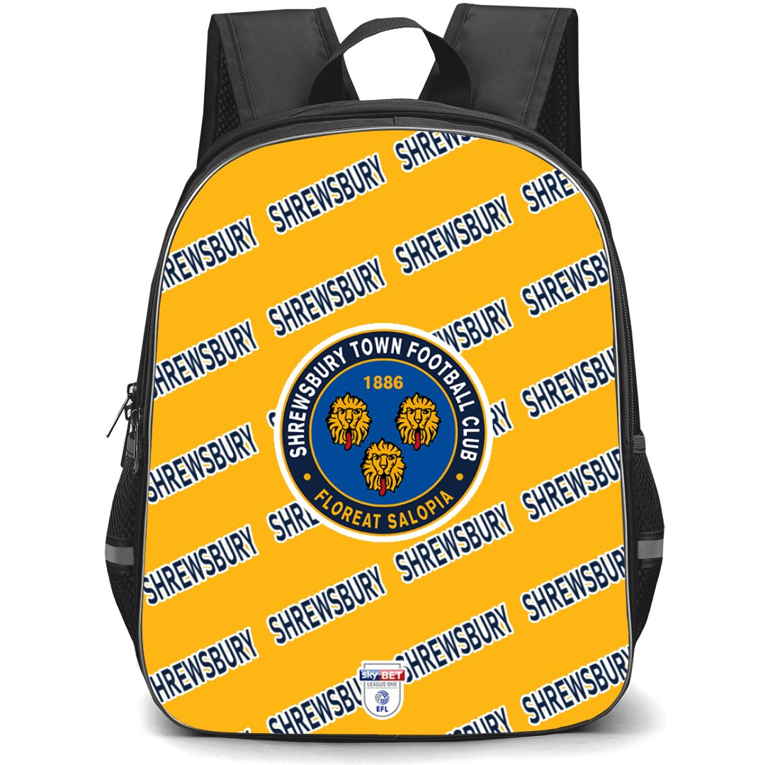Shrewsbury Town FC Backpack StudentPack - Shrewsbury Football Club Medley Monogram Wordmark