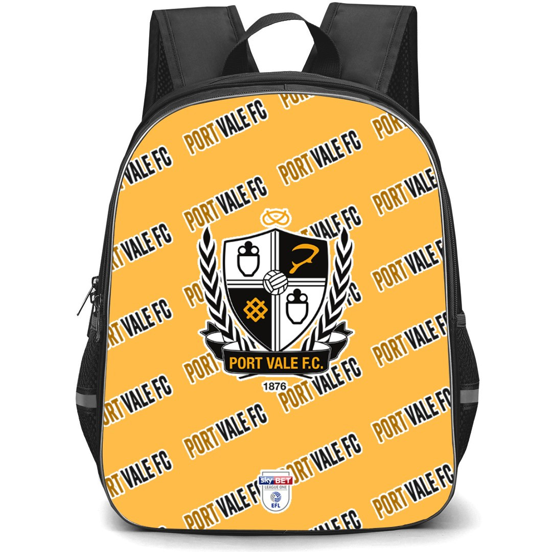 Port Vale FC Backpack StudentPack - Vale Football Club Medley Monogram Wordmark