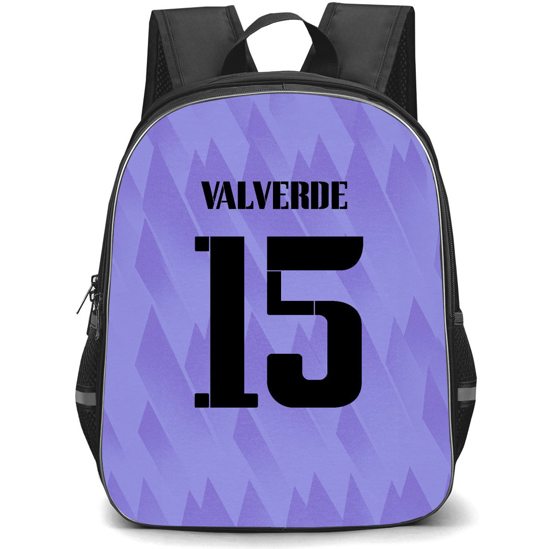 Federico Valverde Backpack StudentPack - Federico Valverde Real Madrid CF No. 15 Jersey