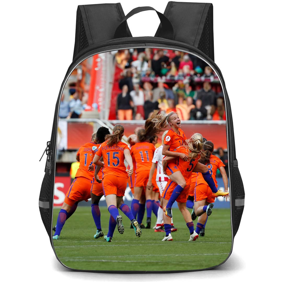 Netherlands Women's National Football Team Backpack StudentPack - Netherlands Women's National Football Team Winning Celebration