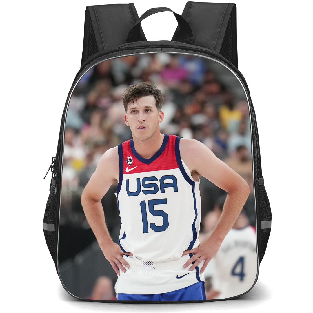 Fiba World Cup 2023 Austin Reaves Backpack StudentPack - Austin Reaves USA 15 Standing Poster