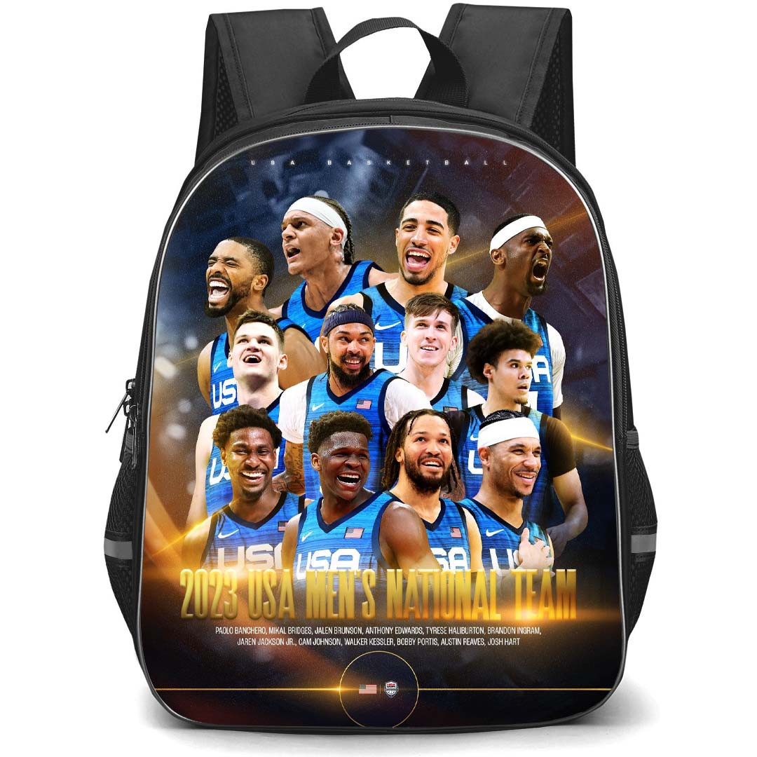 Fiba World Cup 2023 USA Backpack StudentPack - USA Men's National Team Poster
