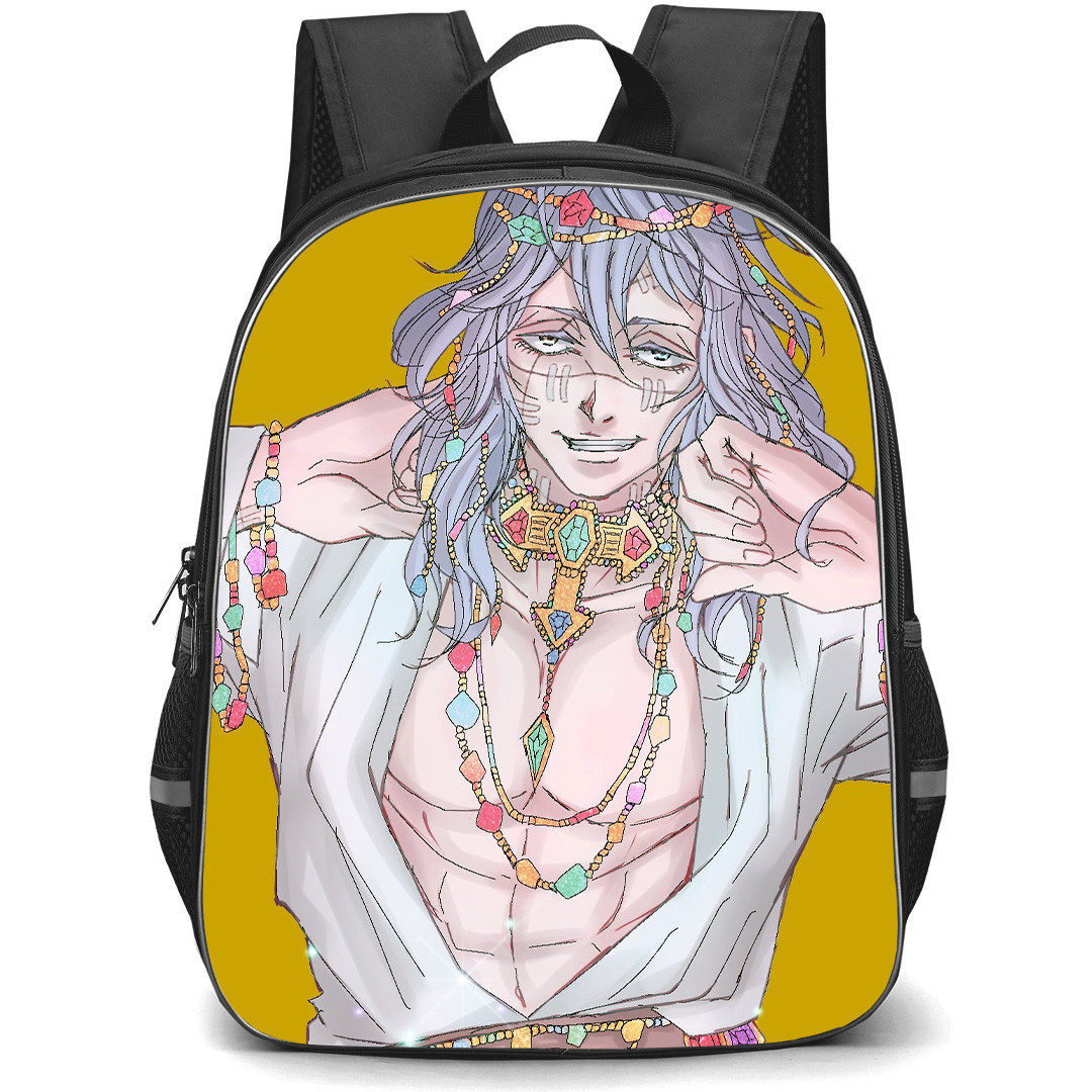 Jujutsu Kaisen Mahito Backpack StudentPack - Mahito Portrait On Yellow Background