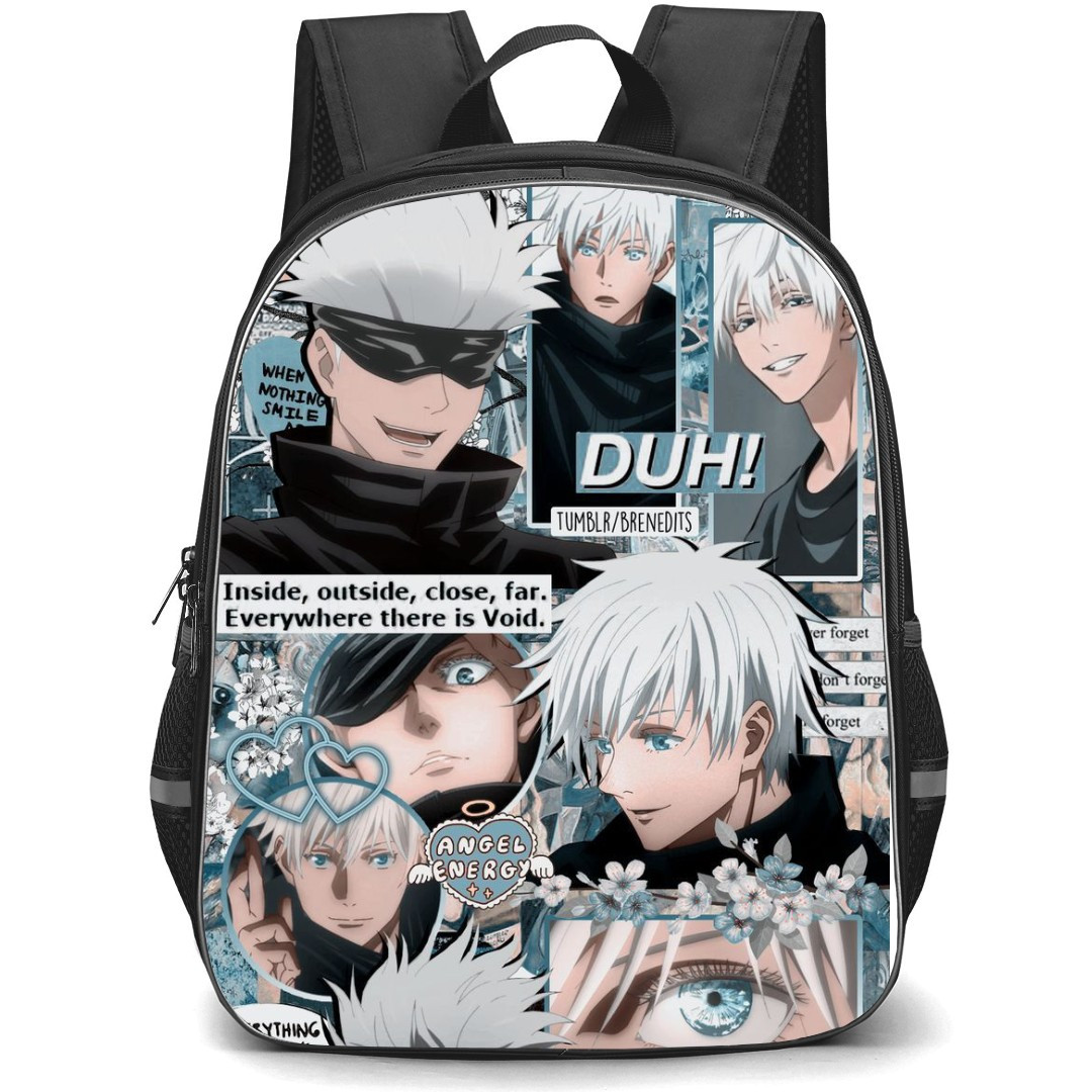 Jujutsu Kaisen Gojo Satoru Backpack StudentPack - Gojo Satoru Blue Collage