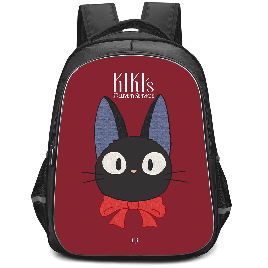 Kiki's Delivery Service Backpack StudentPack - Kiki's Delivery Service Jiji Plush Journal Red Background