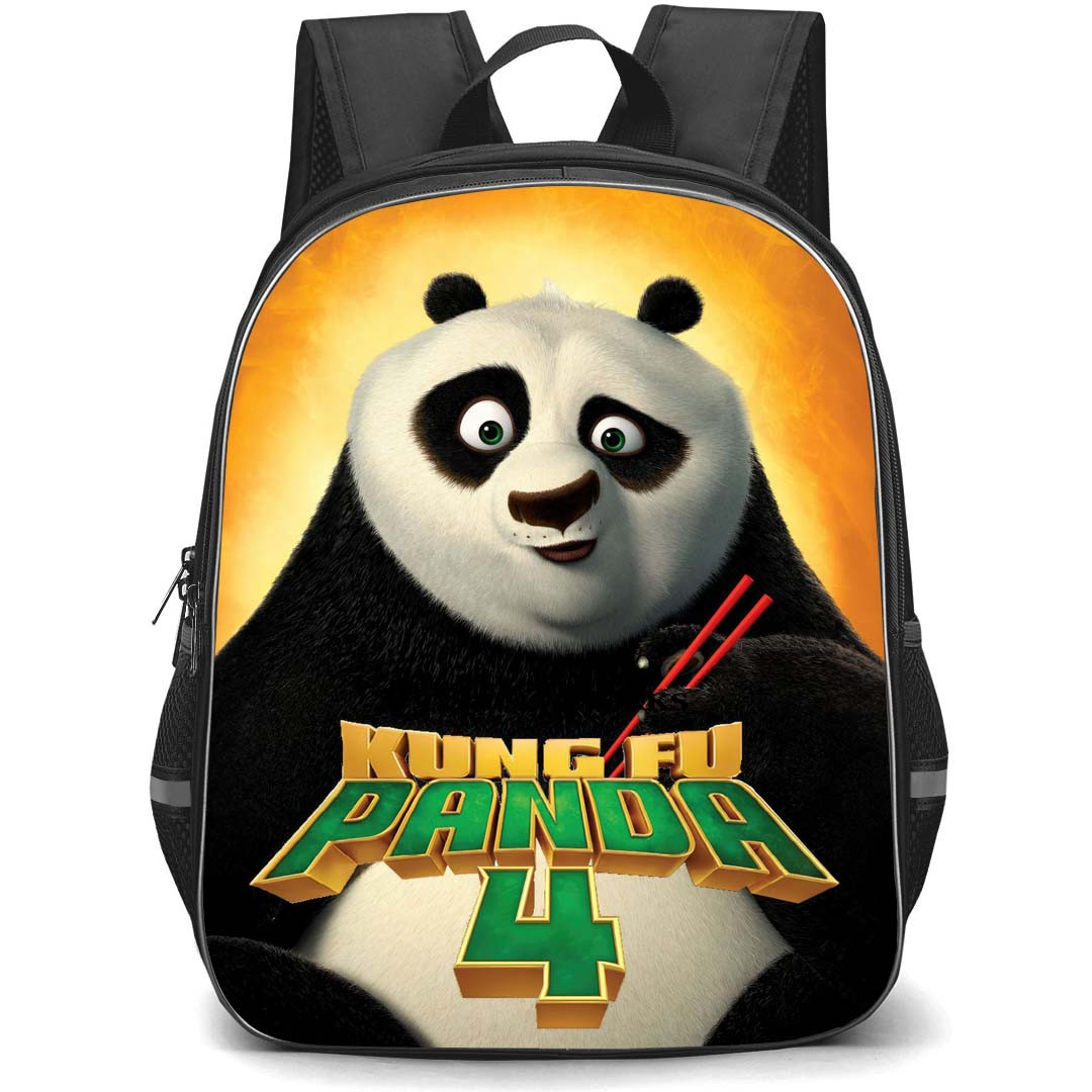 Kung Fu Panda Po Backpack StudentPack - Po Portrait On Kung Fu Panda Season 4 Poster