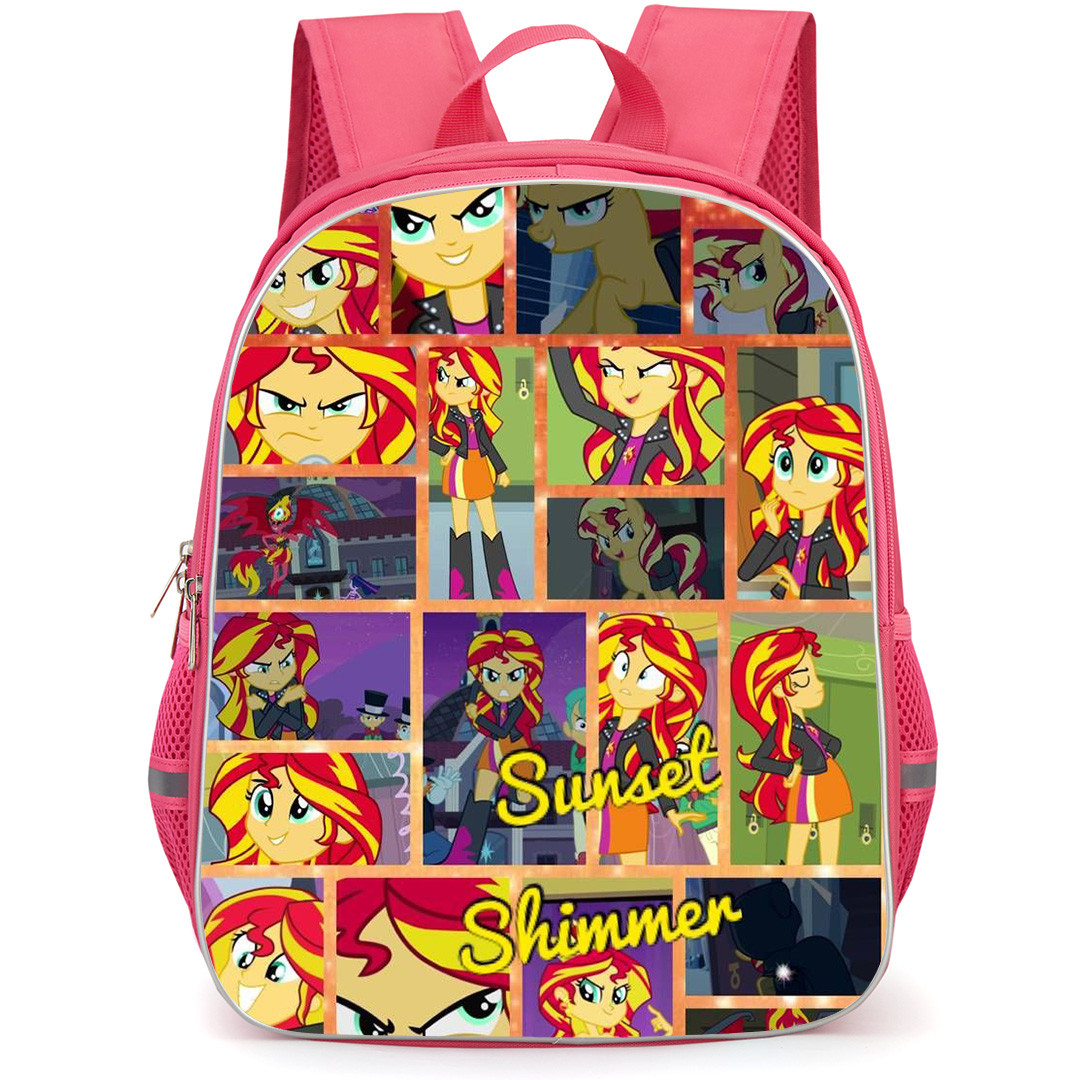 My Little Pony Equestria Girls Sunset Shimmer Backpack StudentPack - Sunset Shimmer Collage