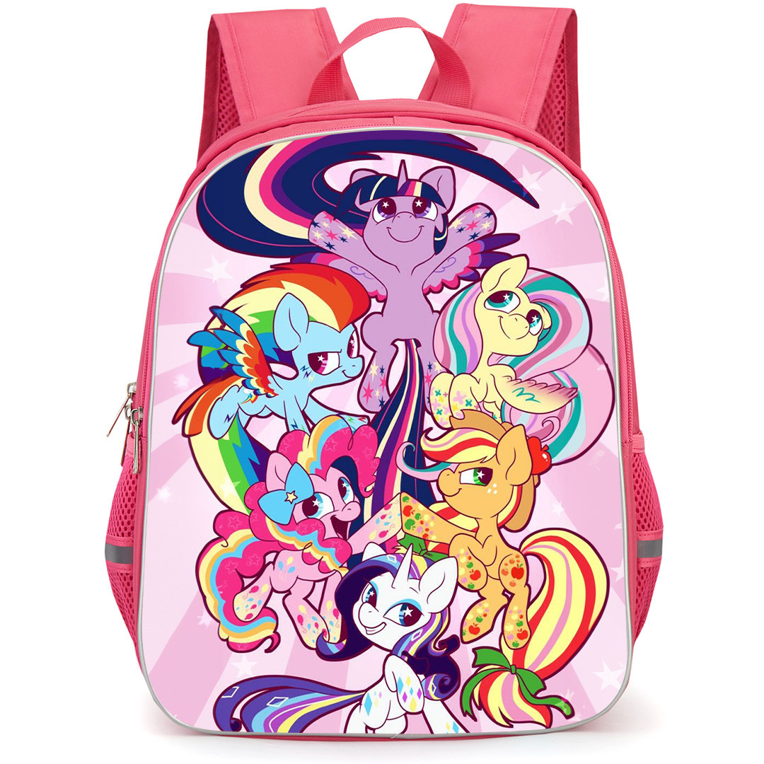 My Little Pony Backpack StudentPack - My Little Pony Friends Color Ink On Body Chibi Art