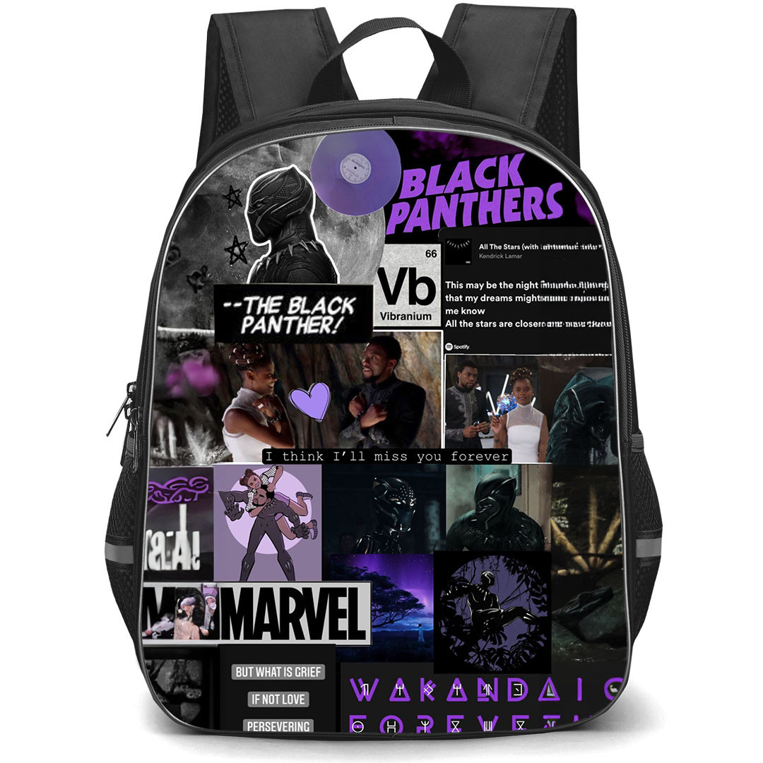 Marvel Backpack StudentPack - Black Panther And Shuri Collage