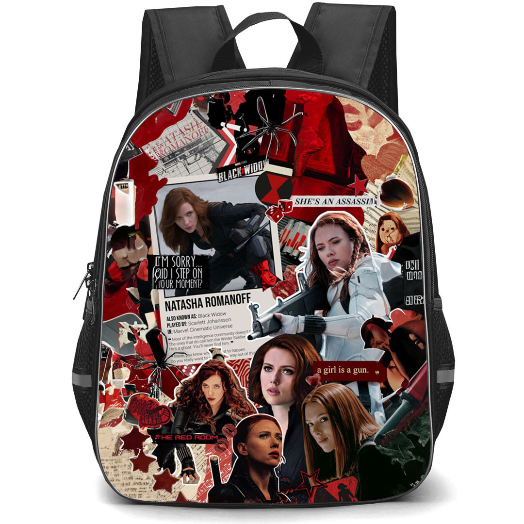 Marvel Black Widow Backpack StudentPack - Black Widow Movie Collage
