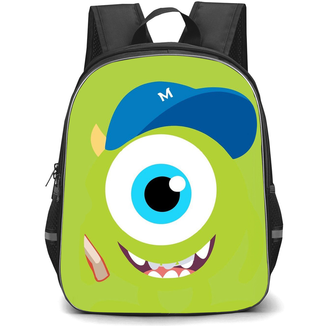Monster University Mike Wazowski Backpack StudentPack - Mike Wazowski Minimalist