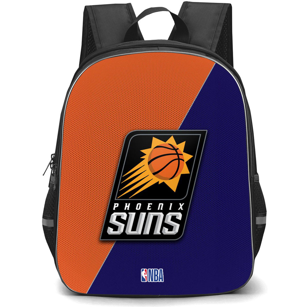 NBA Phoenix Suns Backpack StudentPack - Team Logo On Orange And Purple Background