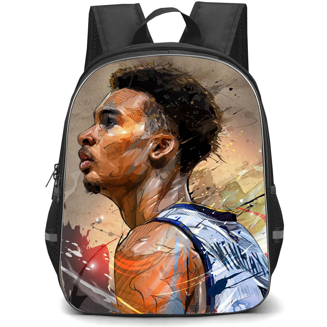 NBA Victor Wembanyama Backpack StudentPack - Victor Wembanyama Side Portrait Sketch Art