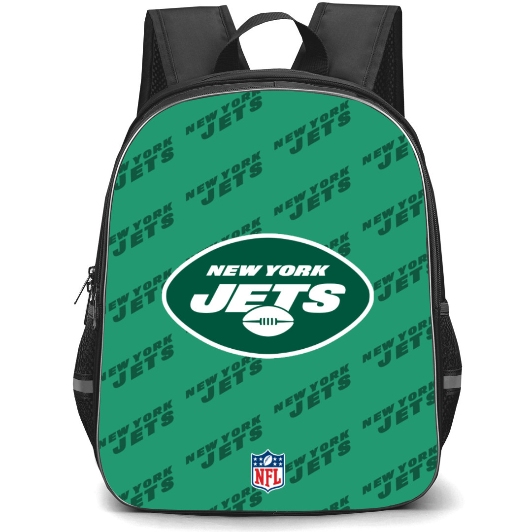 NFL New York Jets Backpack StudentPack - New York Jets Medley Monogram Wordmark