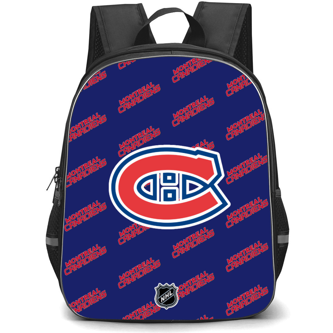 NHL Montreal Canadiens Backpack StudentPack - Montreal Canadiens Medley Monogram Wordmark