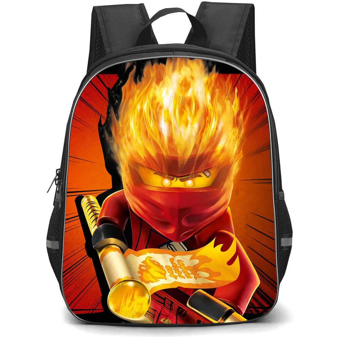 Ninjago Dragon Rising Kai Backpack StudentPack - Kai Elemental Master Of Fire
