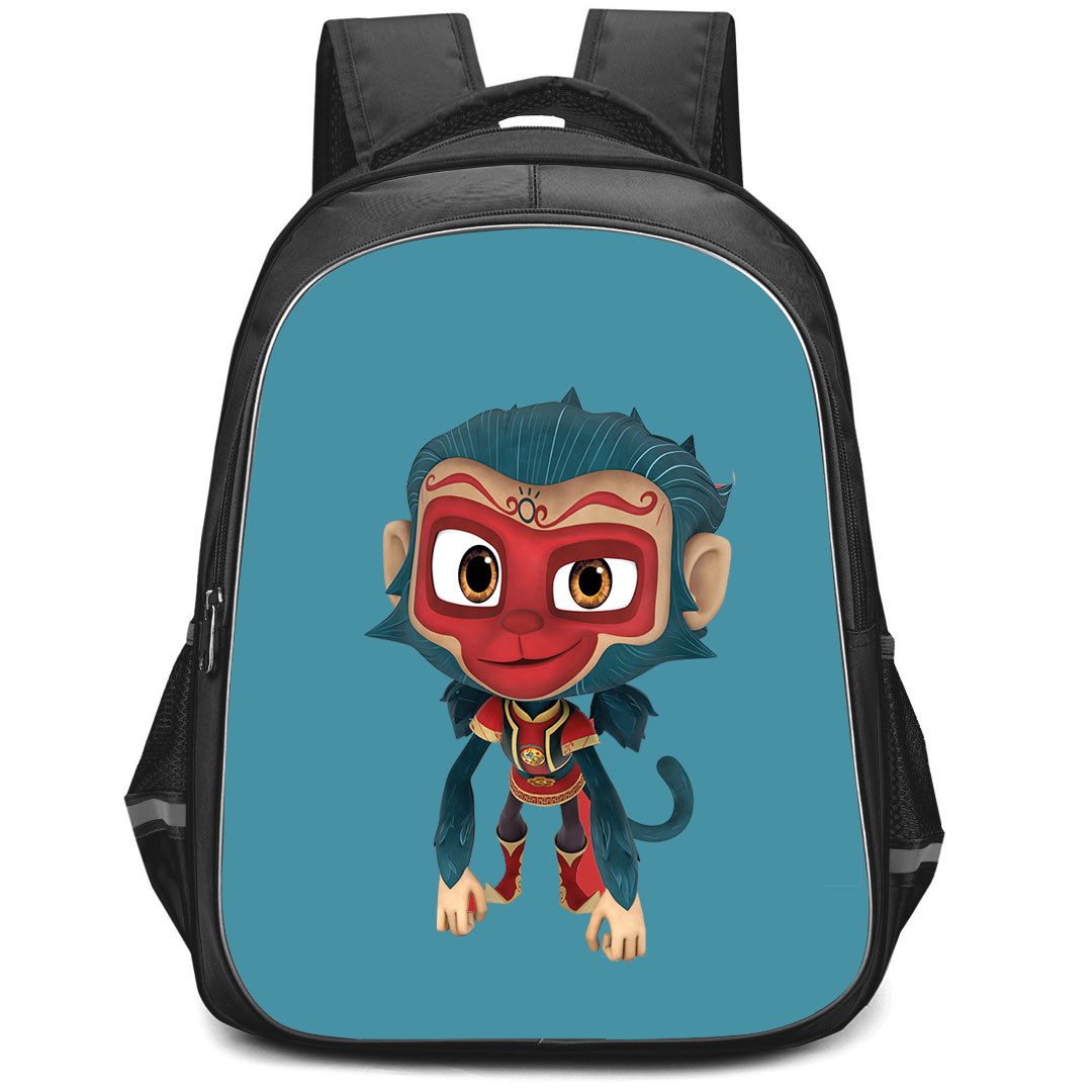 PJ Masks Power Heroes Munki-Gu Backpack StudentPack - Munki-Gu Standing On Blue Background