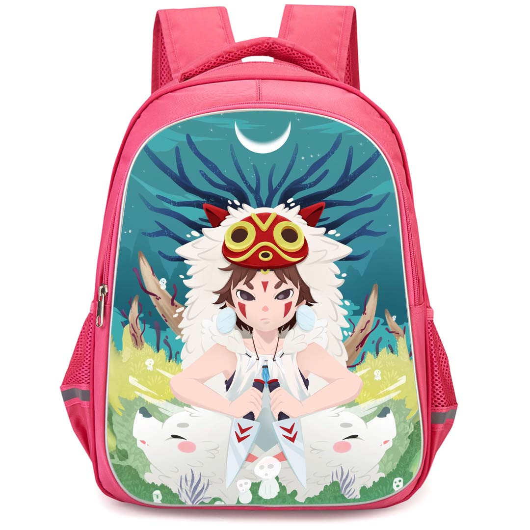 Princess Mononoke San Backpack StudentPack - San Fan Art Illustration Poster