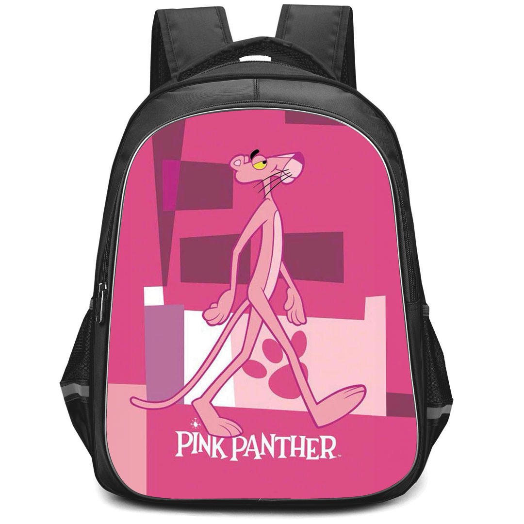 The Pink Panther Backpack StudentPack - The Pink Panther Walking On Road Poster