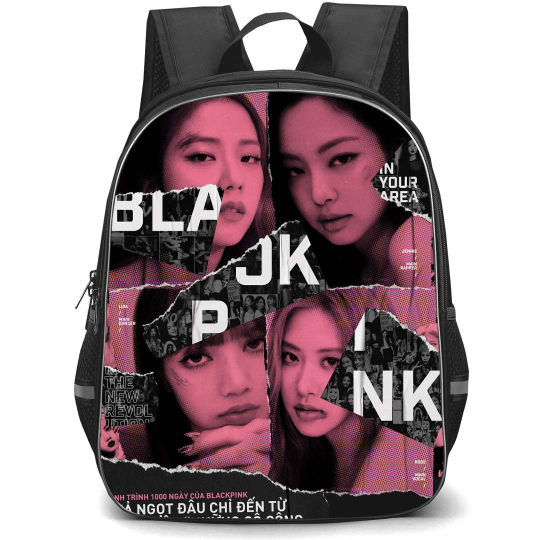 Blackpink Backpack StudentPack Blackpink Member Tron Poster Shirt Chic