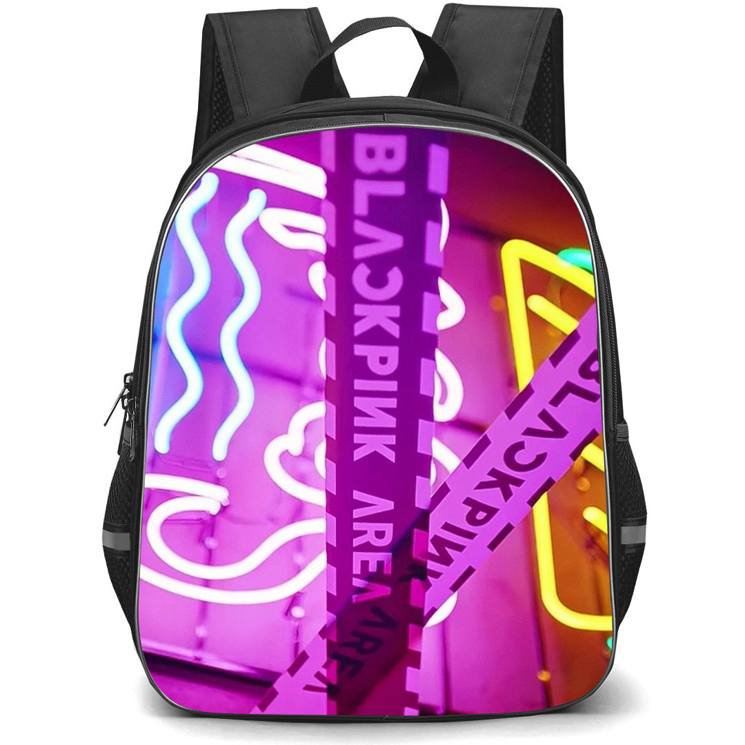 Blackpink Backpack StudentPack - Blackpink Neon Light Poster