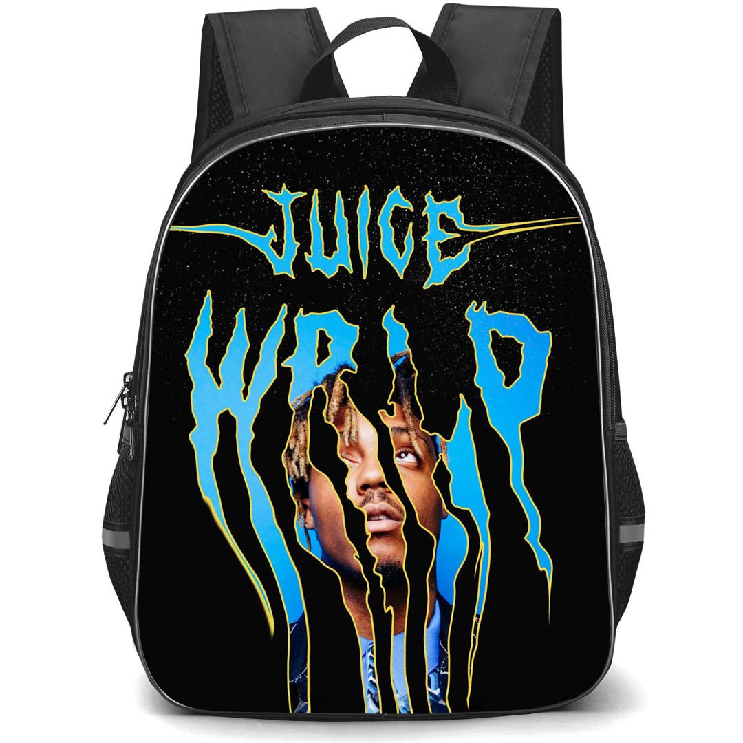 Juice WRLD Backpack StudentPack - Juice WRLD Portrait on Monster Effect