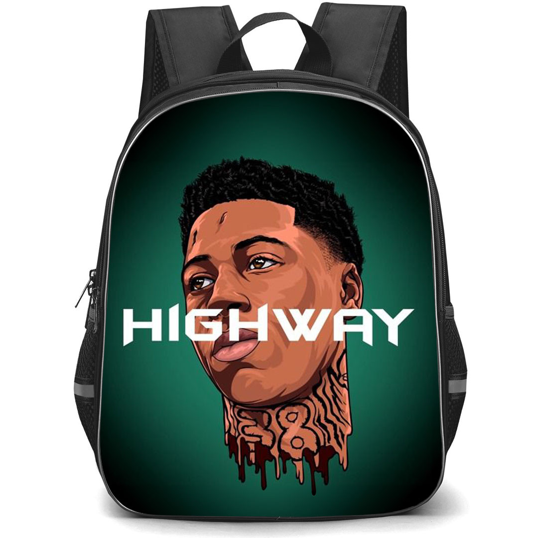 NBA Youngboy Backpack StudentPack NBA Youngboy Head Illustration