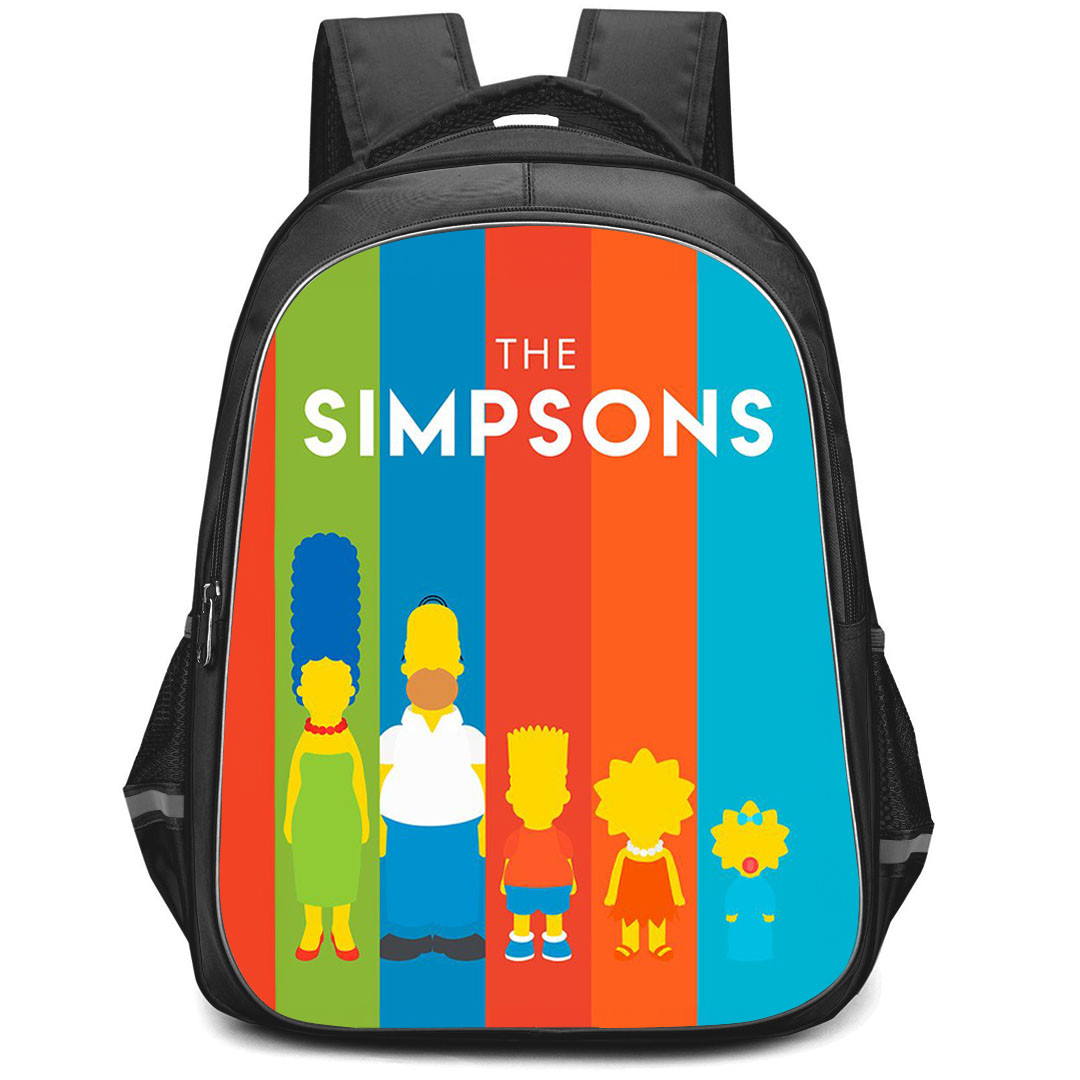 The Simpsons Backpack StudentPack - The Simpsons Family Retro Poster