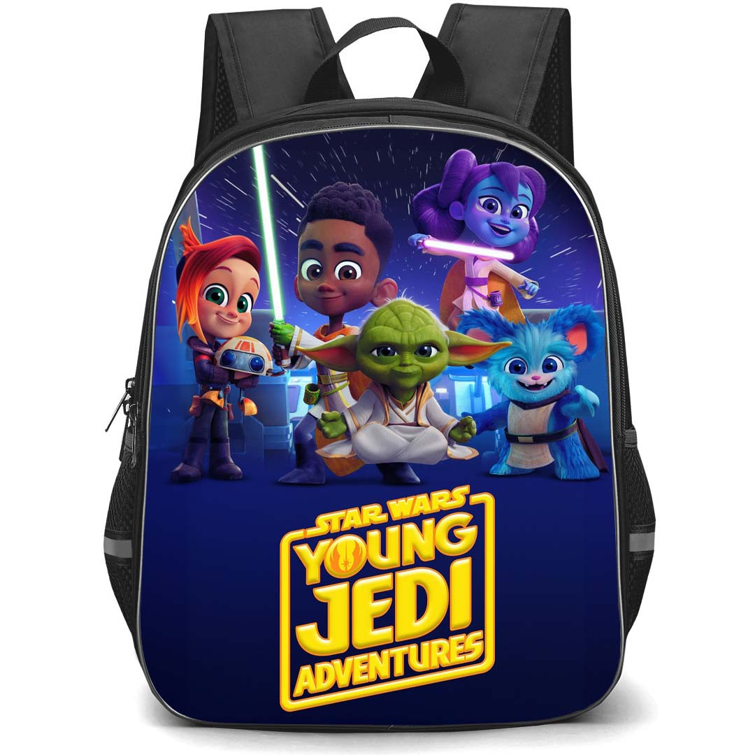 Star Wars Young Jedi Adventures Backpack StudentPack - Star Wars Young Jedi Adventures Official Poster Blue Background