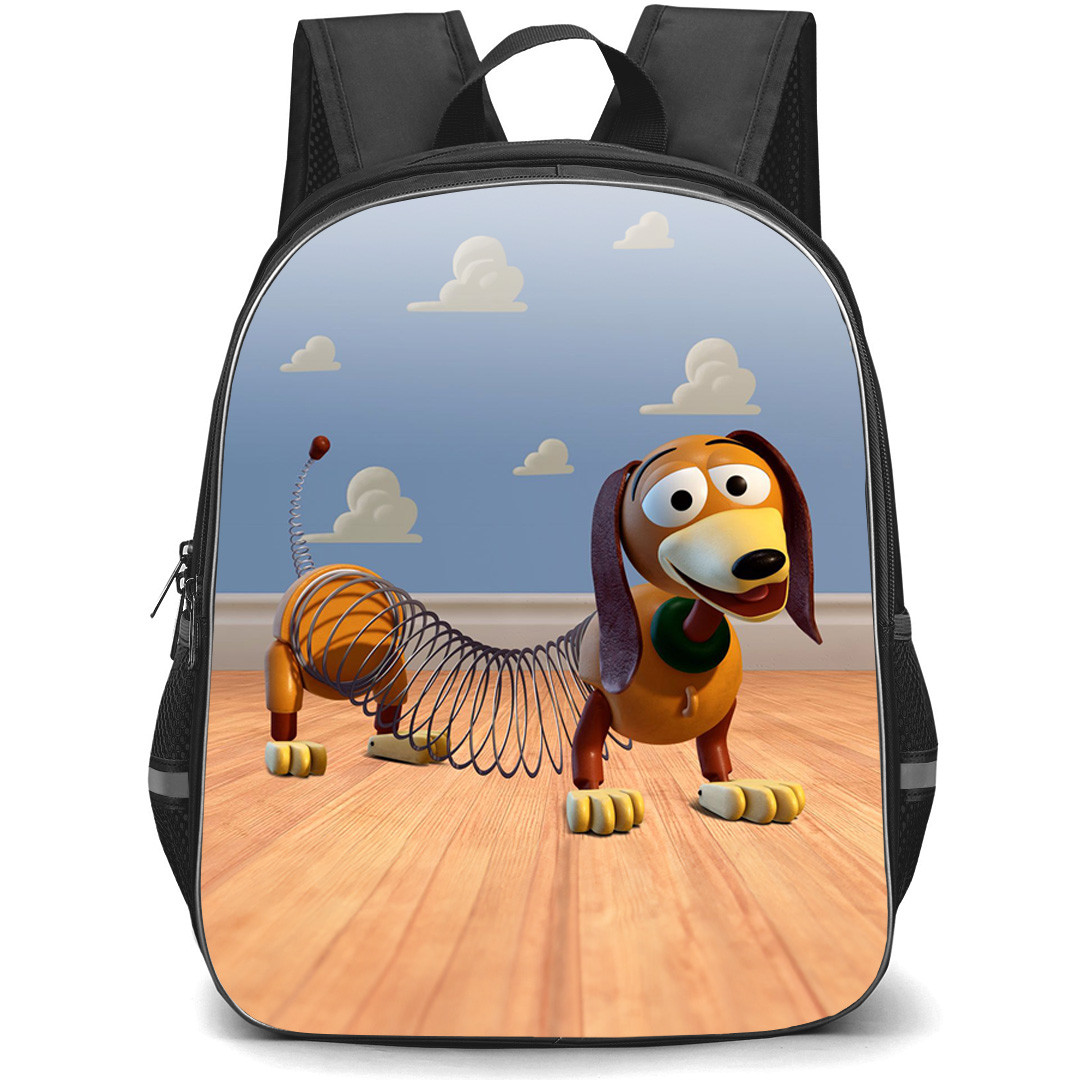 Toy Story Slinky Dog Backpack StudentPack - Slinky Dog Portrait Clouds Background
