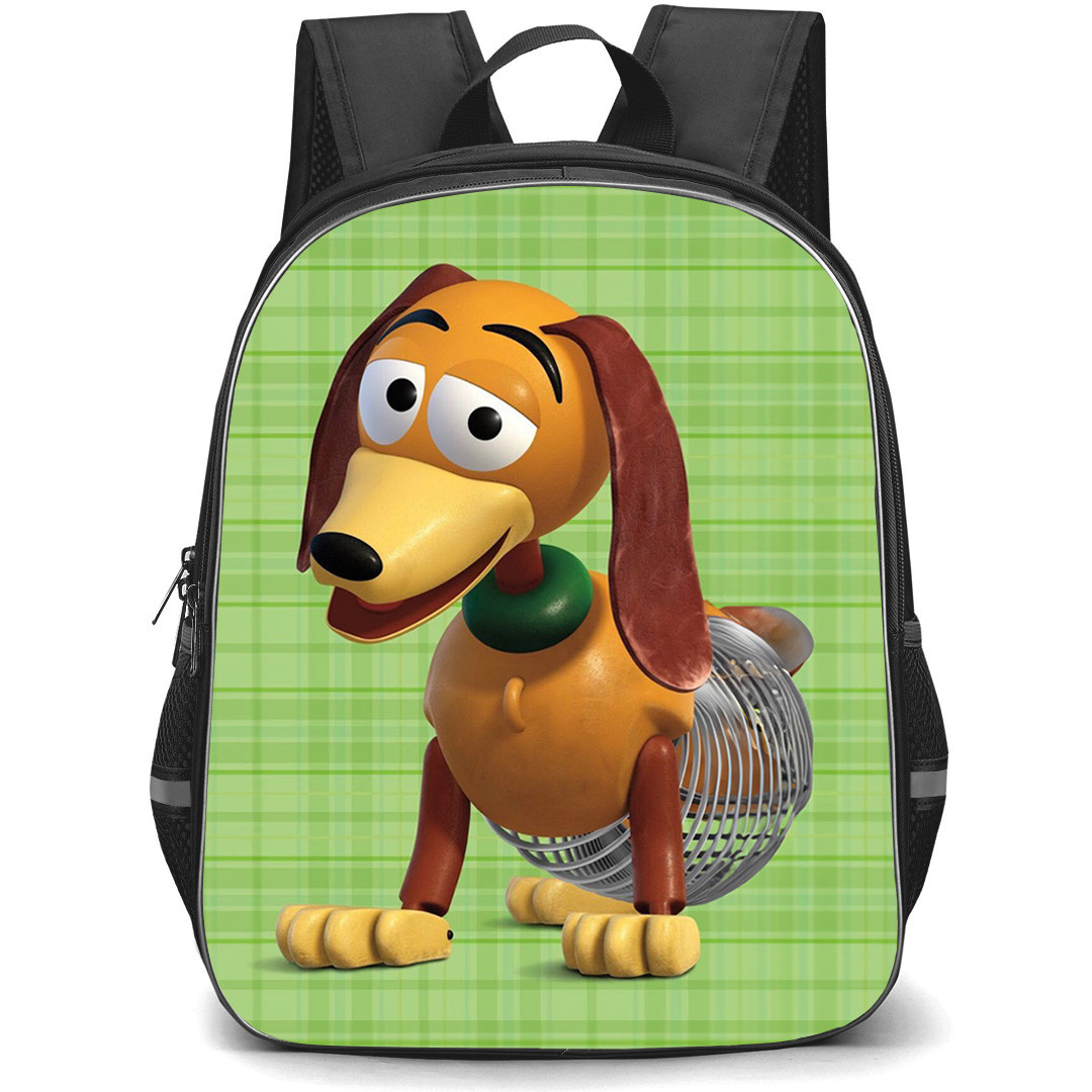 Toy Story Slinky Dog Backpack StudentPack - Slinky Dog Green Background
