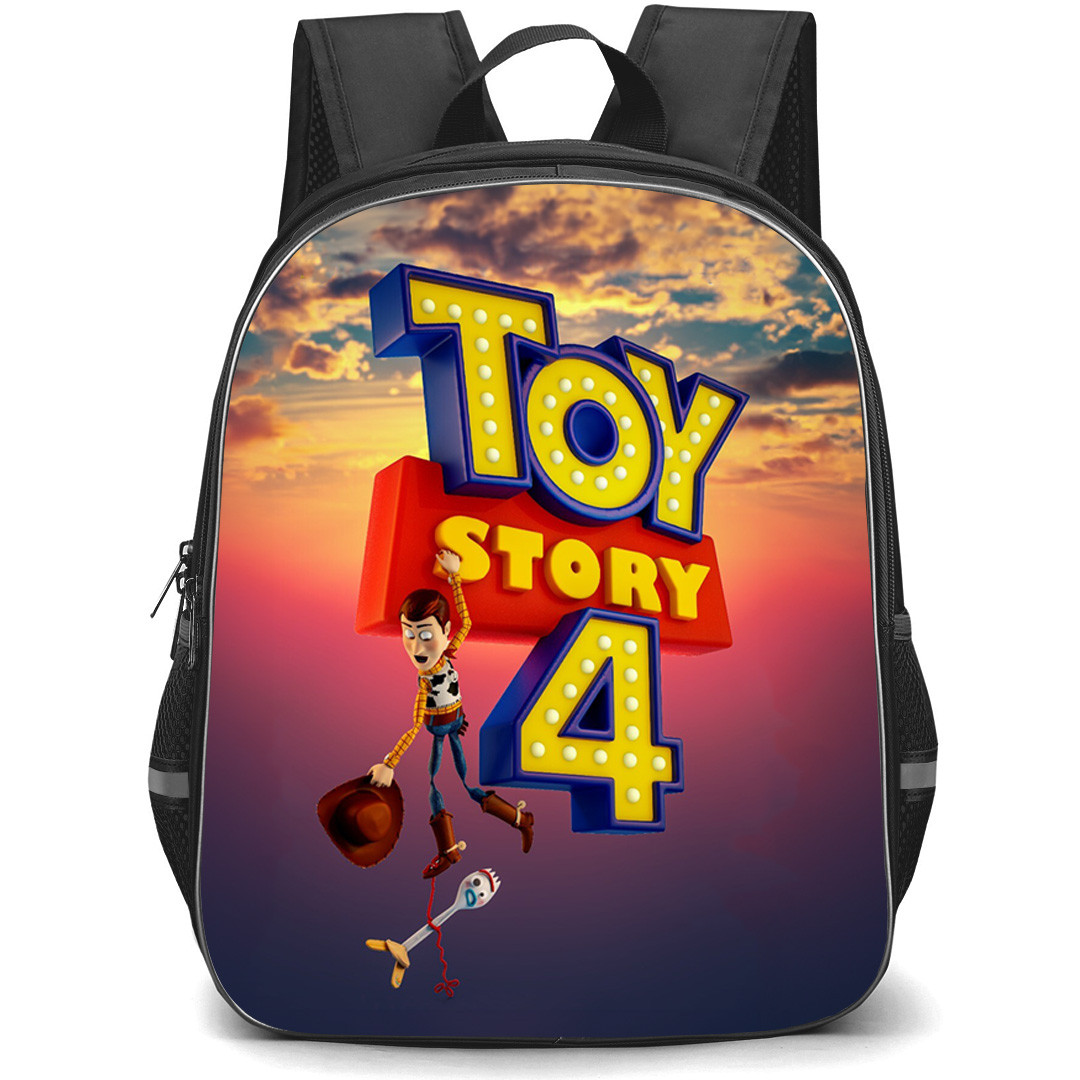 Toy Story Woody Backpack StudentPack - Woody Holding Forky Movie Poster