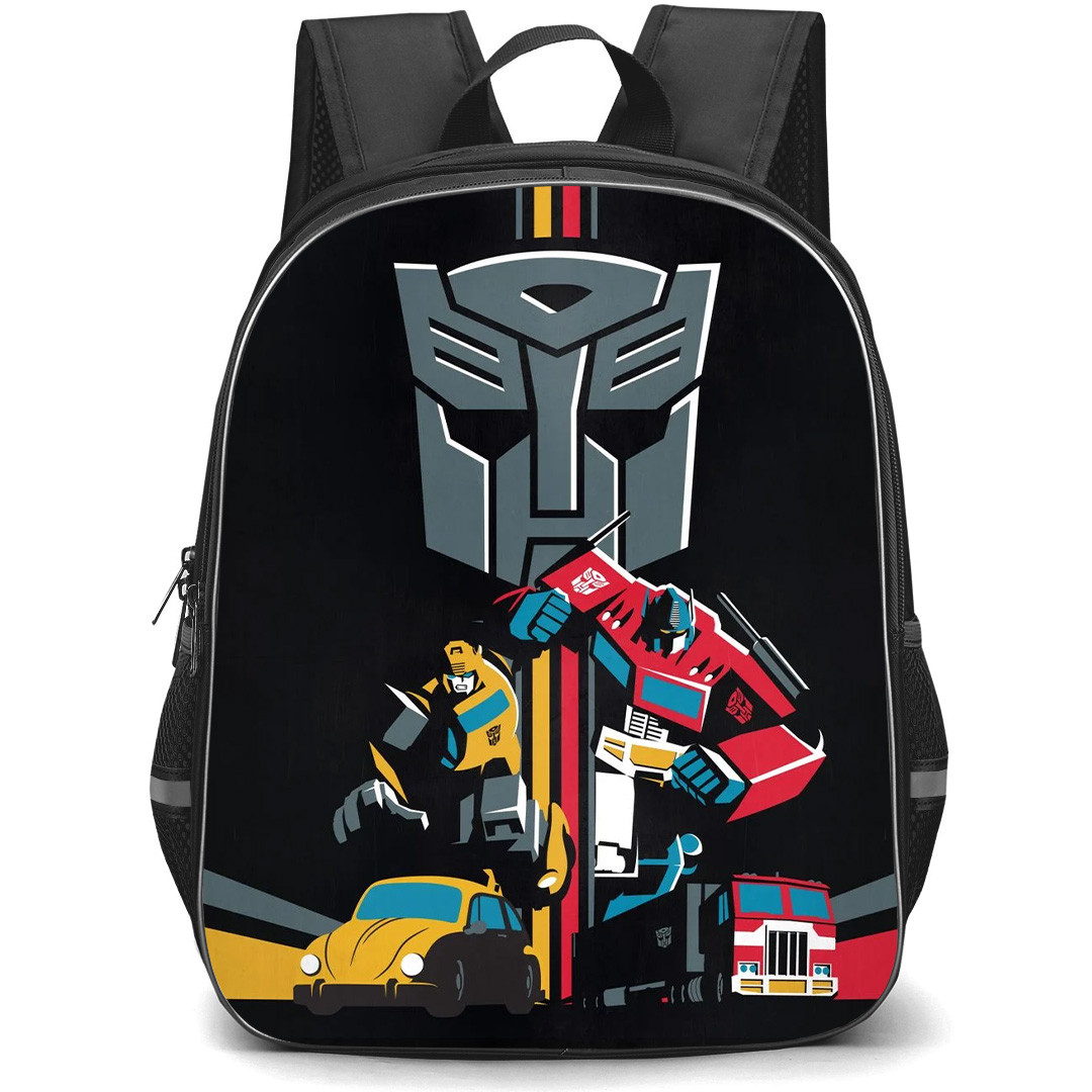 Transformers Backpack StudentPack Optimus Prime And Bumblebee