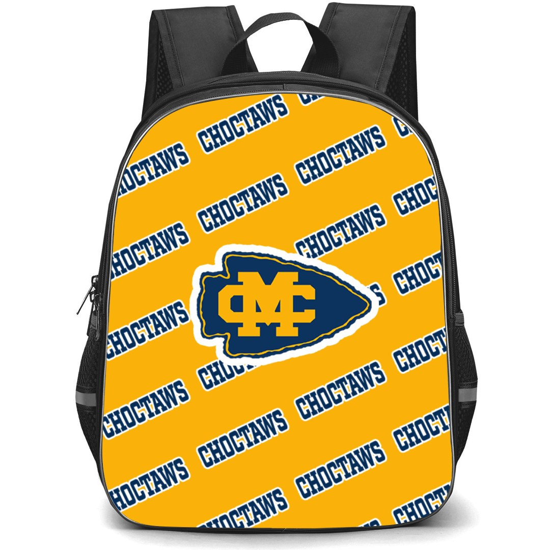 Mississippi College Choctaws Backpack StudentPack - Mississippi College Choctaws College Football Medley Monogram Wordmark