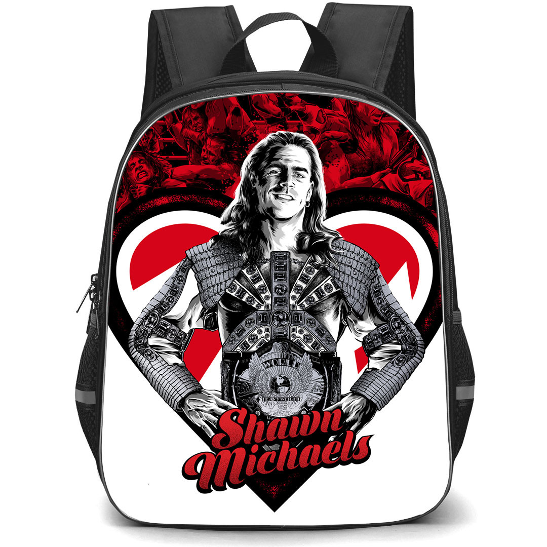 WWE Shawn Michael Backpack StudentPack - Shawn Michael Heart Portrait Poster