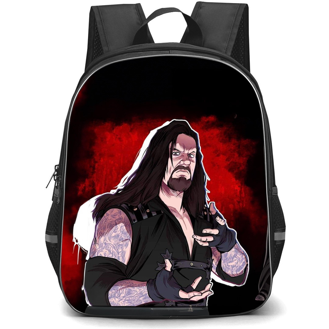 WWE The Undertaker Backpack StudentPack - The Undertaker Fierce Portrait Cartoon Art